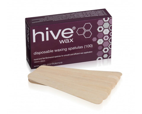 Disposable Wooden Spatulas (Pack of 100)