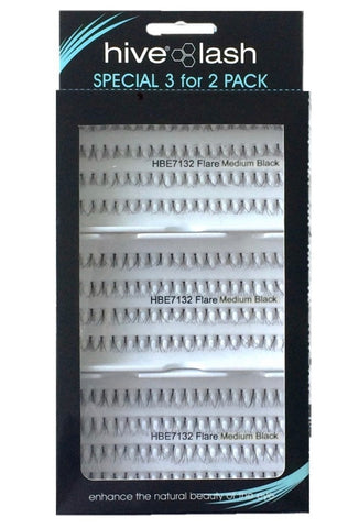 Triple Pack - Black Individual Flare Lashes