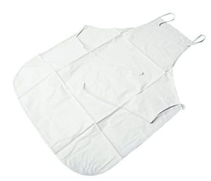 Solutions White Plastic Apron