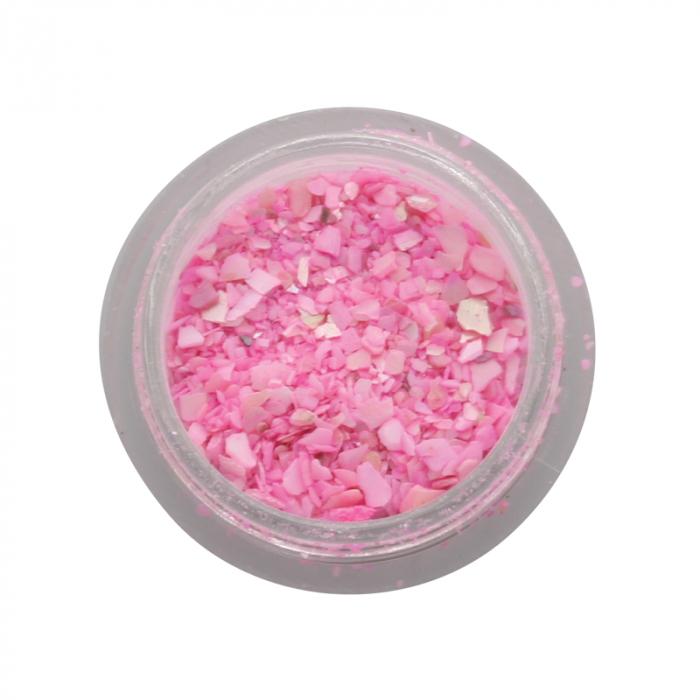 Pink crushed shells